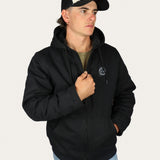 Insulated Canvas Jacket - Black