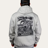Raise The Flag Hoodie - Grey Marle