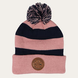 Leather OG Beanie - Pink/Navy