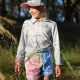 Kids Long Sleeve Fishing Shirt - Boar Rider