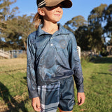 Kids Long Sleeve Fishing Shirt - Lugged Up