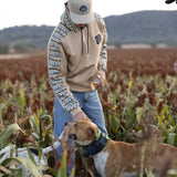 Aztec Hoodie - Beige