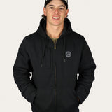 Insulated Canvas Jacket - Black