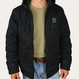 Insulated Canvas Jacket - Black