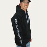 Original Logo Hoodie - Black/Green Camo