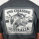 Raging Boar T-Shirt - Coal