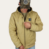 Insulated Canvas Jacket - Tan