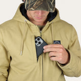 Insulated Canvas Jacket - Tan