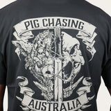 Hog Skull T-Shirt - Coal