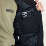 Insulated Canvas Jacket - Black