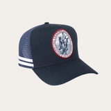 Boar Rider Trucker Cap - Navy
