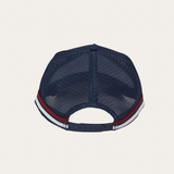Signature Boar Trucker Cap - Navy/Red
