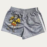 Bogan Buff Footy Shorts - Zip Pockets