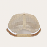 Tan Gingham Trucker Cap