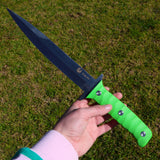 Vulpi Pig Sticker Knife - Green
