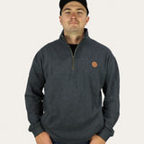 Half Zip Jumper - Charcoal Marle
