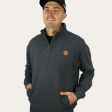 Half Zip Jumper - Charcoal Marle