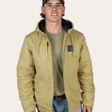 Insulated Canvas Jacket - Tan