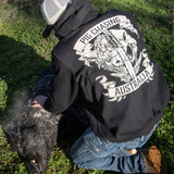 Hog Skull Hoodie - Black
