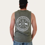 Original Logo Tank Singlet - Stone Washed Green