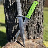 Vulpi Pig Sticker Knife - Green