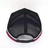 Pink/Black Cursive Trucker Cap