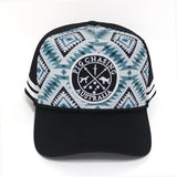 Blue/Black Aztec Trucker Cap