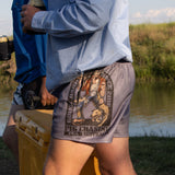 PCA Cowboy Footy Shorts - Grey - Zip Pockets