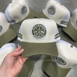 Original Logo Trucker Cap - Olive/Cream