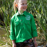 Kids Work Shirt - Green
