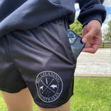 Hog Skull Footy Shorts - Black