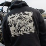 Raging Boar Hoodie - Black