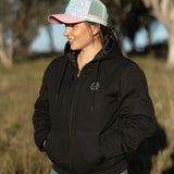 Insulated Canvas Jacket - Black