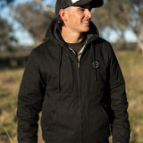 Insulated Canvas Jacket - Black