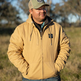 Insulated Canvas Jacket - Tan