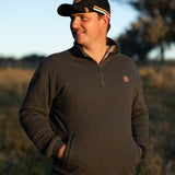 Half Zip Jumper - Charcoal Marle