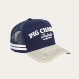 Navy Cursive Trucker Cap