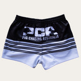 Silver Horizon Footy Shorts - ZIP Pockets!