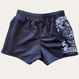 Hog Skull Footy Shorts - Black