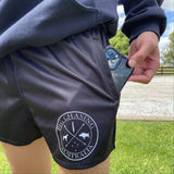 Footy Shorts - Indigo Aztec