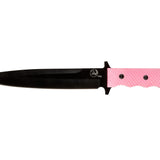Pink Tassie Tiger Pig Sticker Knife & Leather Sheath