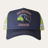 Aussie Boar Trucker Cap - Charcoal/Fluro Yellow